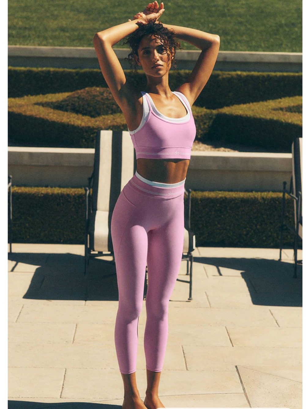 ALO Yoga Pink High-Waist Leggings